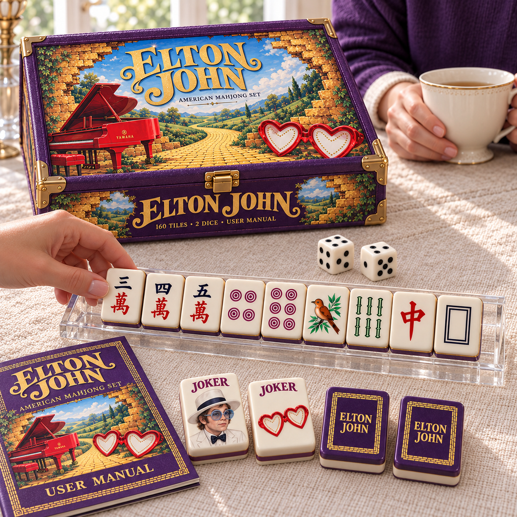 Premium ETJ Mahjong Tiles Set TTMH