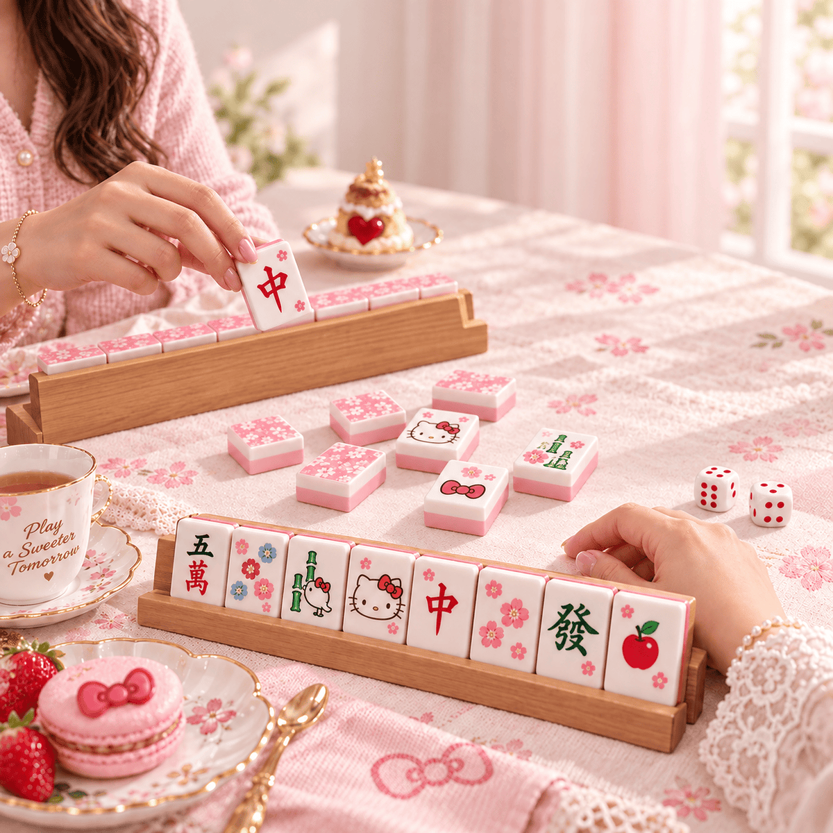 Premium HLKT Mahjong Tiles Set TNSM