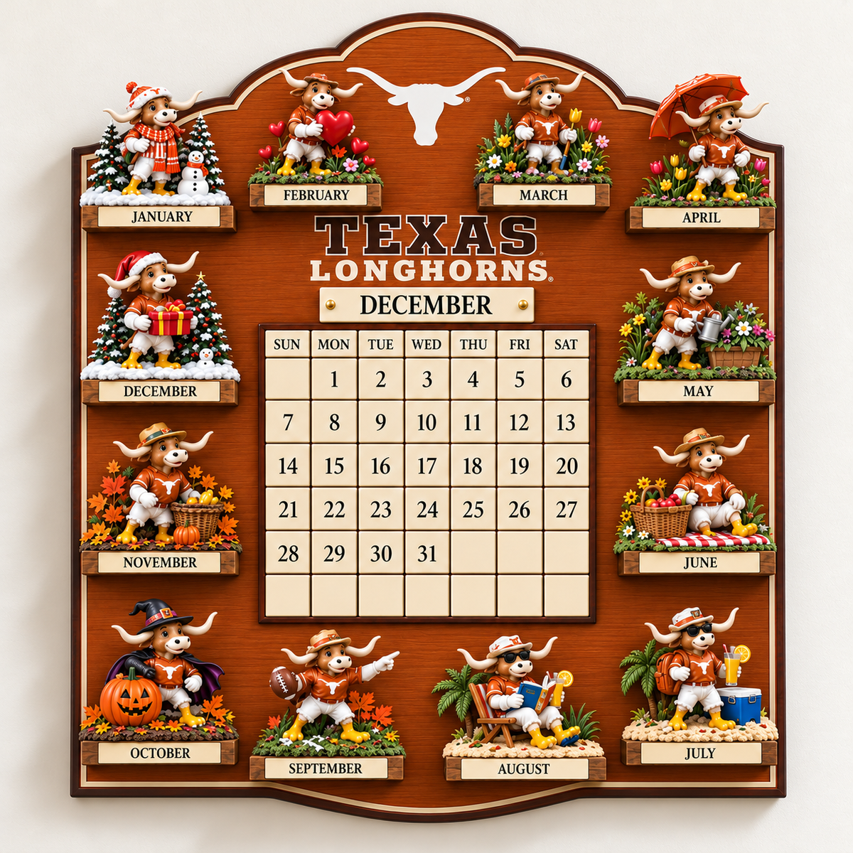 TLS Premium Perpetual Wall Calendar NPL