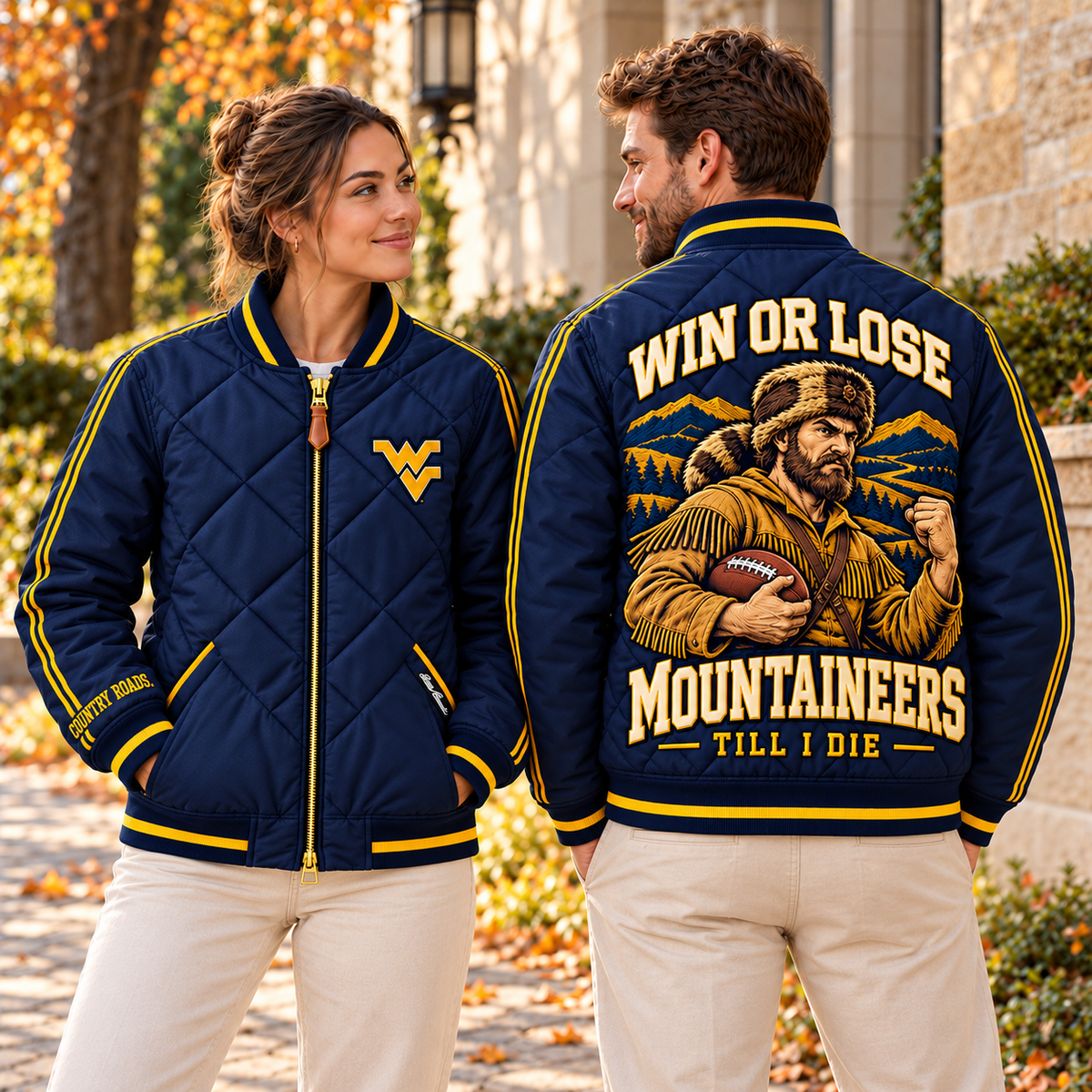 WVM Premium Classic Quilted Bomber Jacket TMH