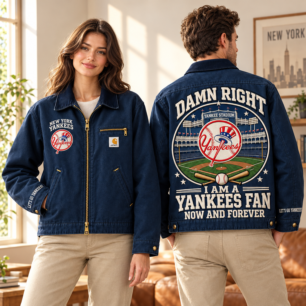 Ny Yankees Embroidered Detroit Jacket