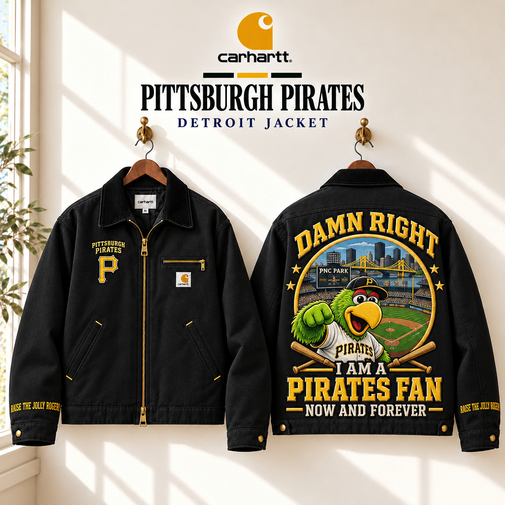 Pittsburgh Pirates MLB Embroidered Detroit Jacket